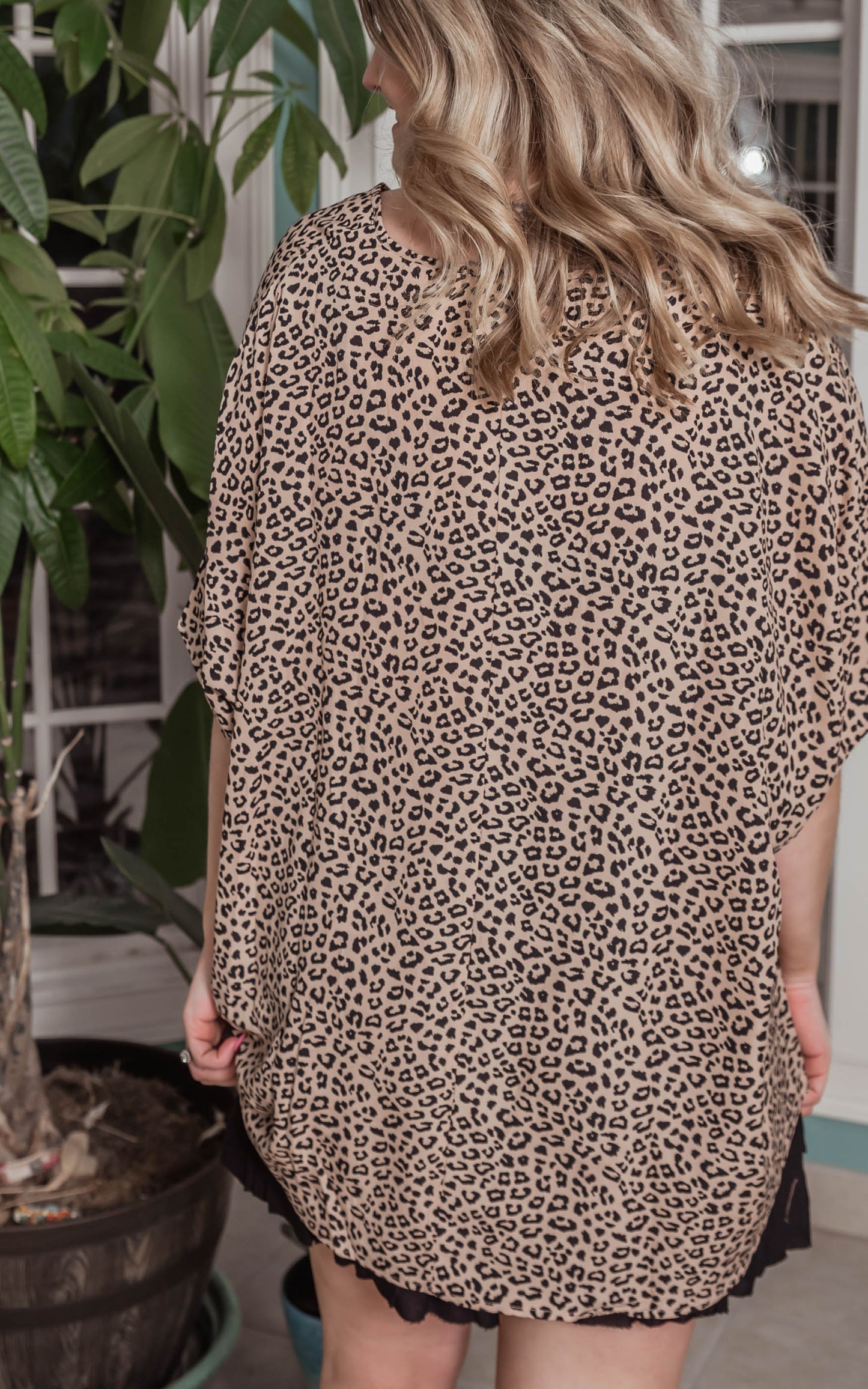 leopard blouse 