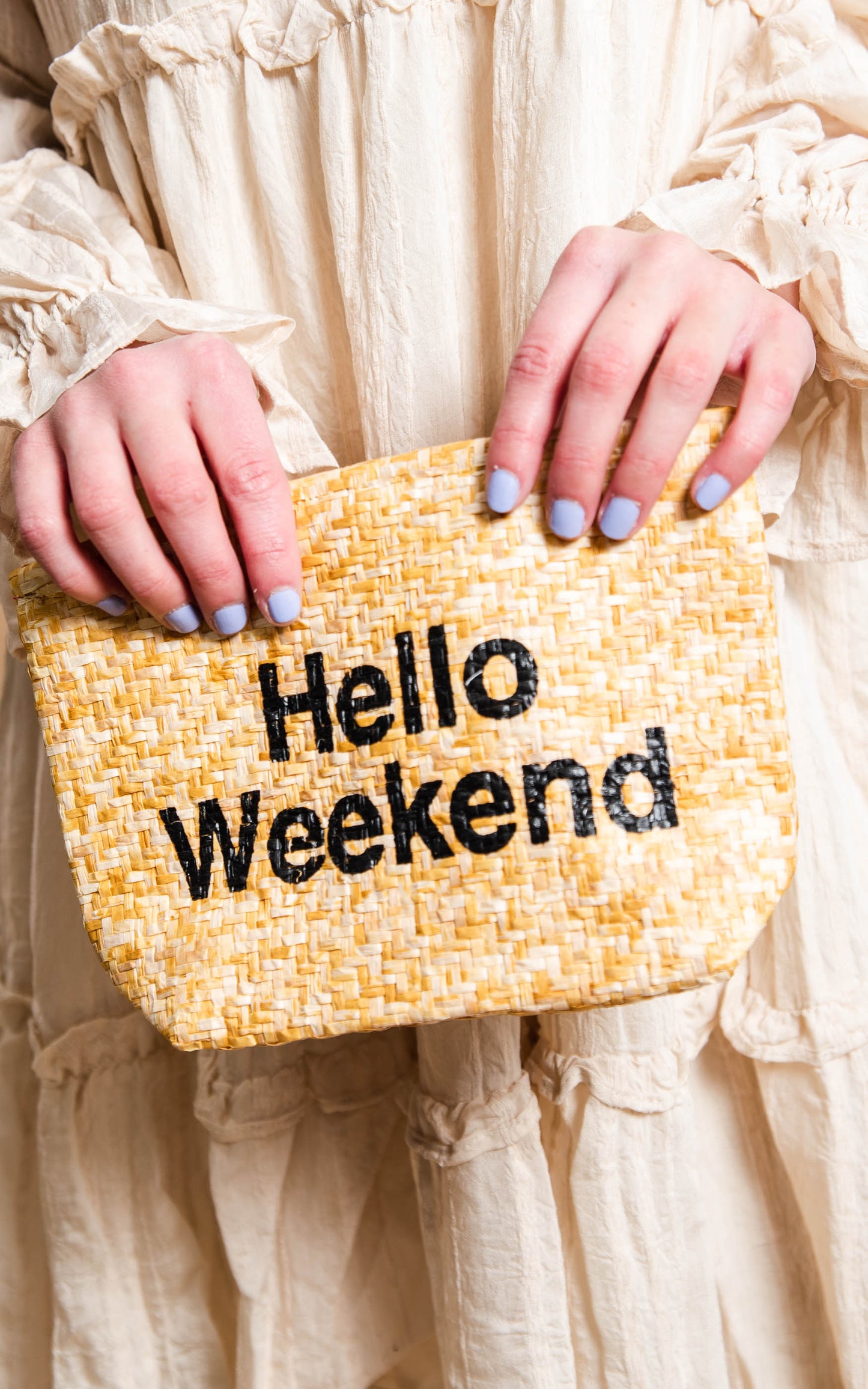 Hello Weekend Clutch with Tassels - BAD HABIT BOUTIQUE 