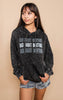 charcoal bad habit boutique hoodie 