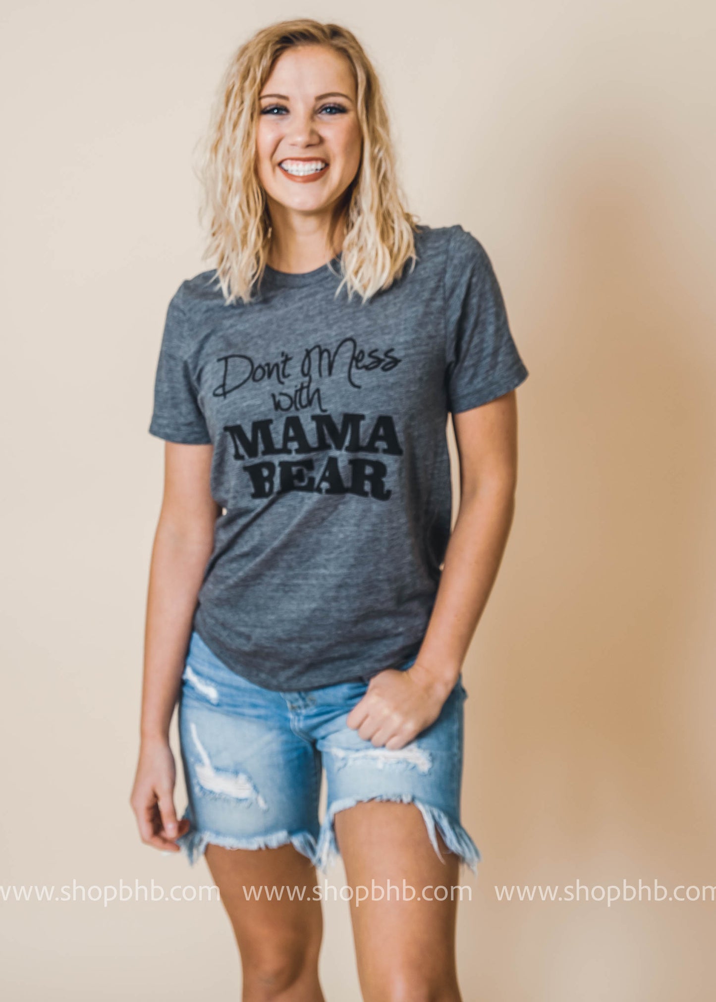 Exclusive Don't Mess with Mama Bear Tee - BAD HABIT BOUTIQUE 