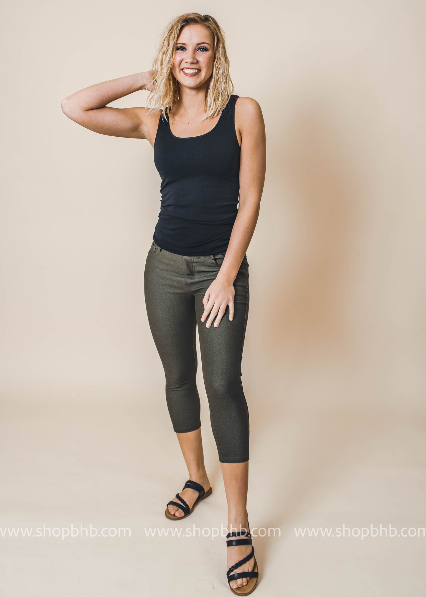 Classic Jeggings Capris - BAD HABIT BOUTIQUE 