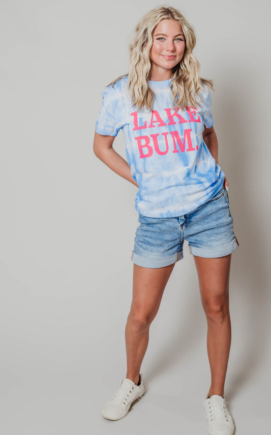 tie dye lake bum tee 