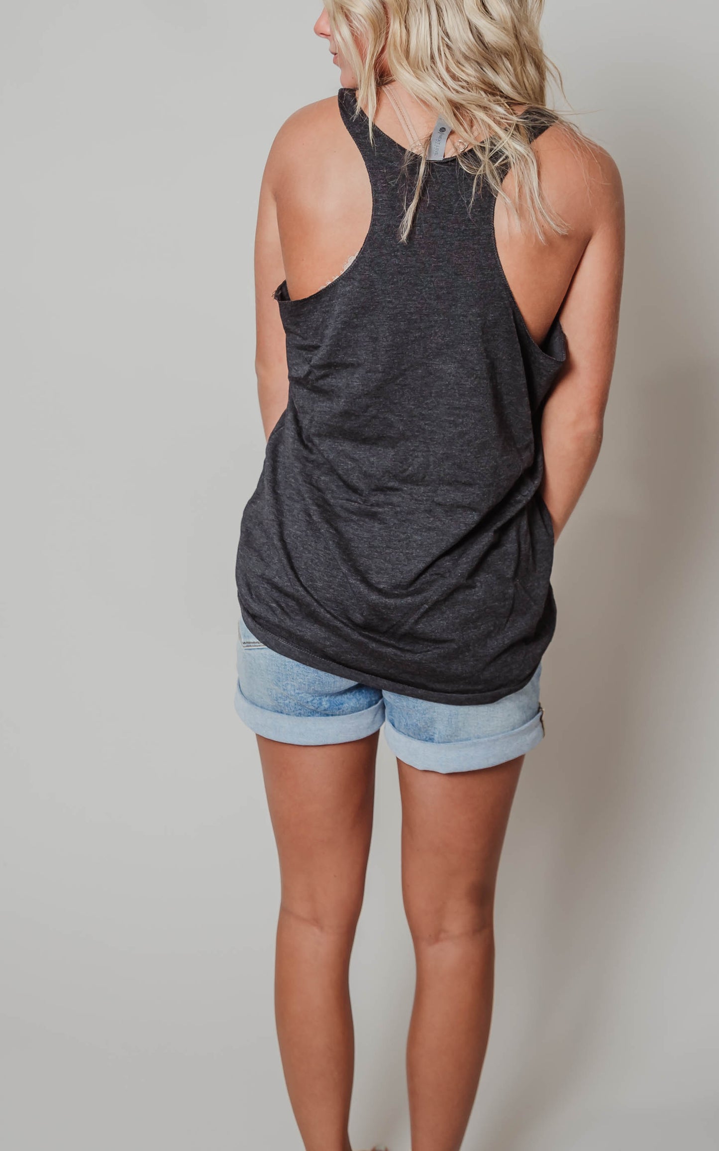 Wild & Free Bullskull Racerback Tank Top**