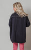 long black frayed shirt 