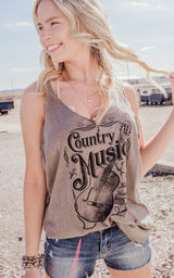 Country Music Racerback Tank Top