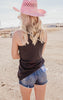 Racerback Tank Top - Raised on Country Music