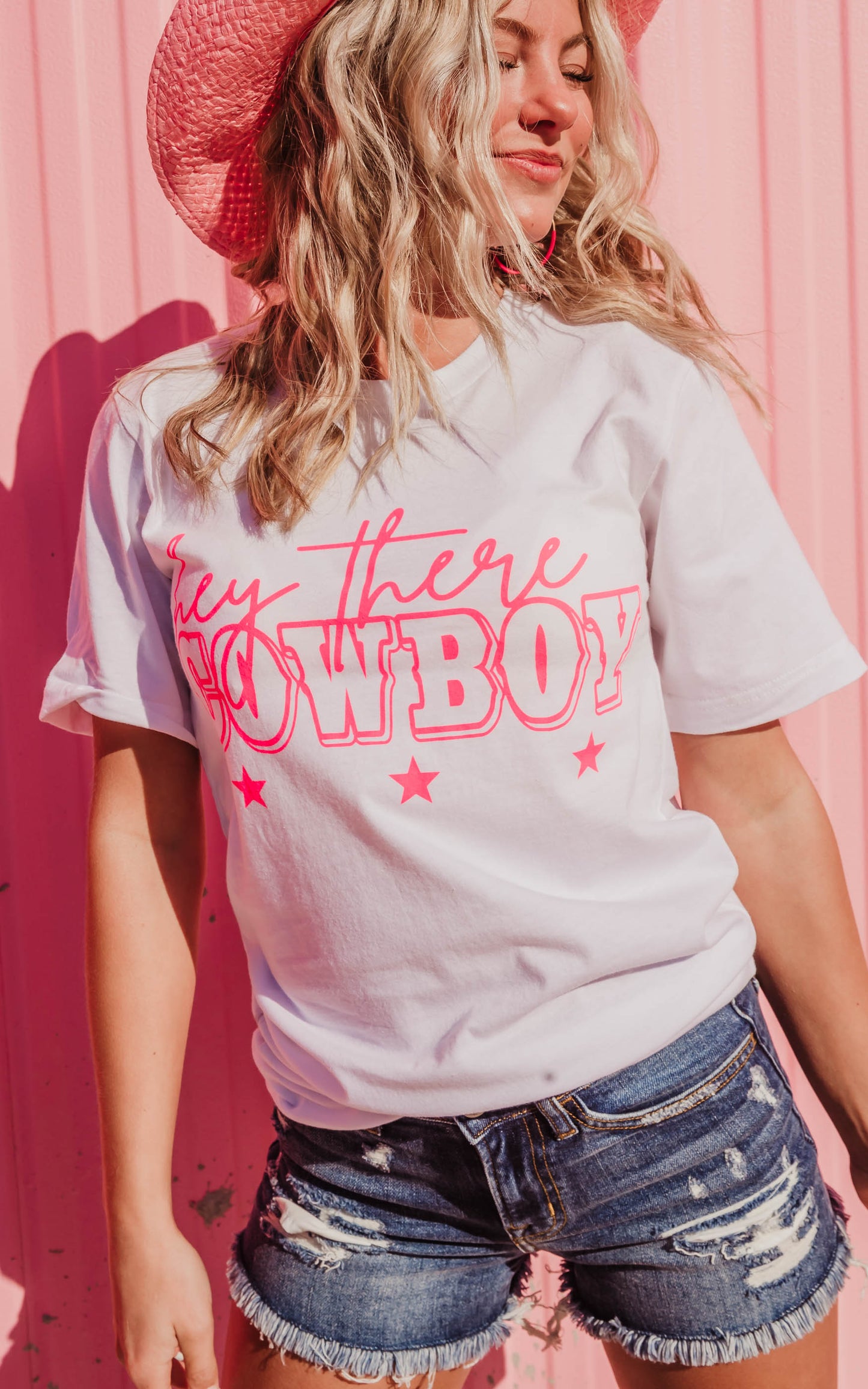 Hey There Cowboy Unisex Fit Tee** - Final Sale