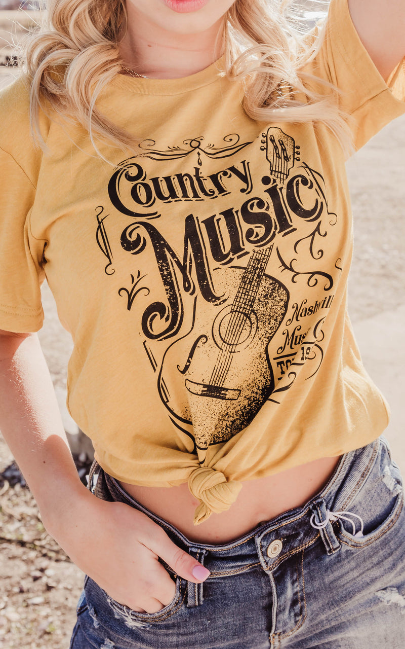Country Music Western graphic tee