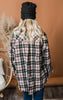 The Sara Plaid Button Up Shacket - Final Sale