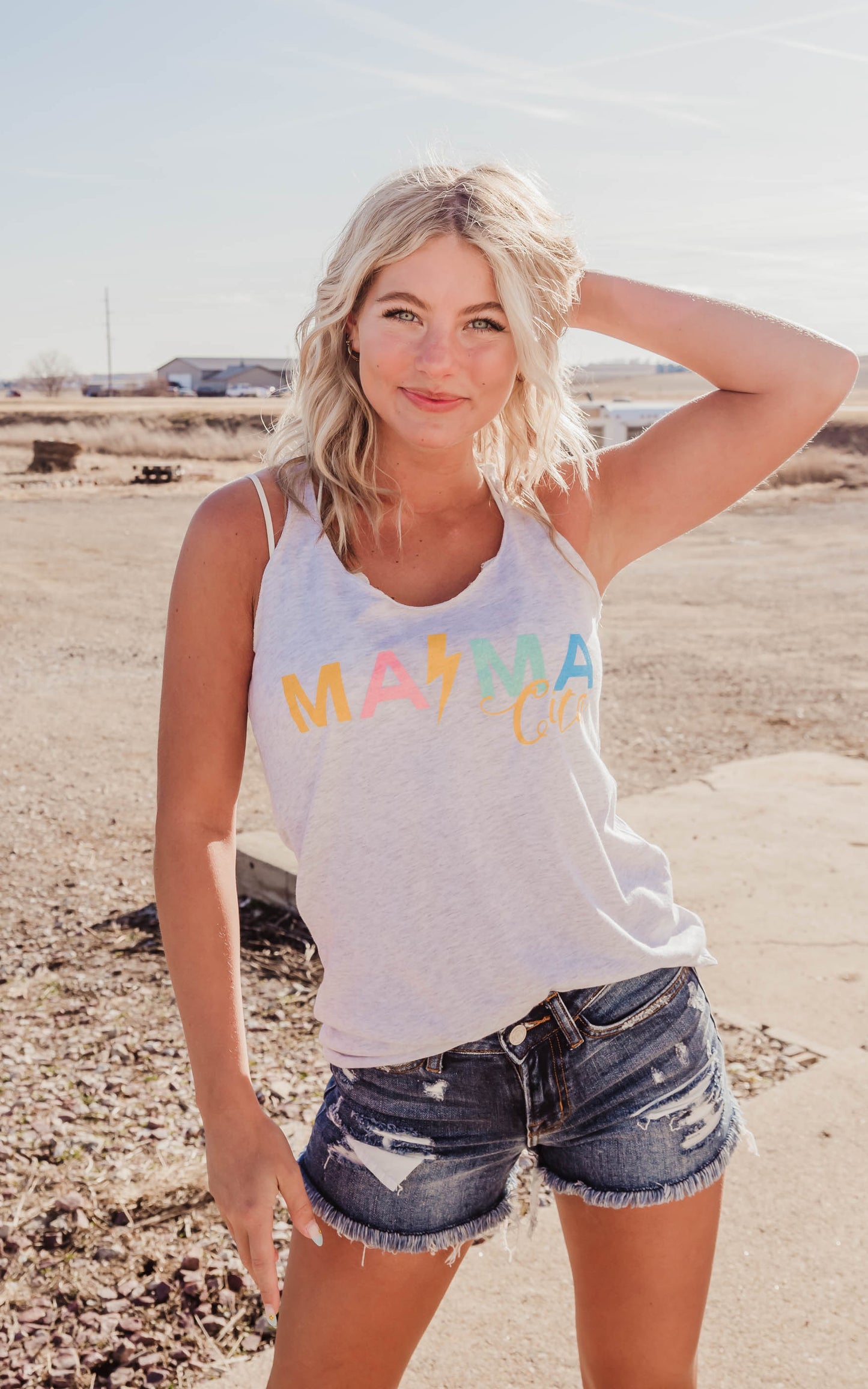 mama cita racerback tank top 