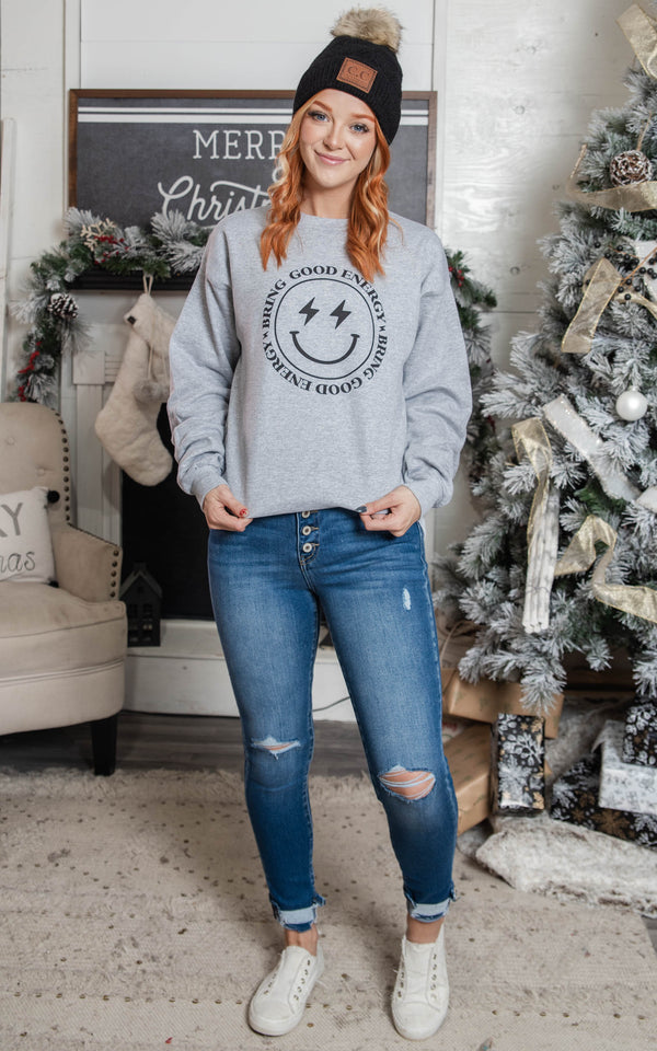 Bring Good Energy Crew Sweatshirt