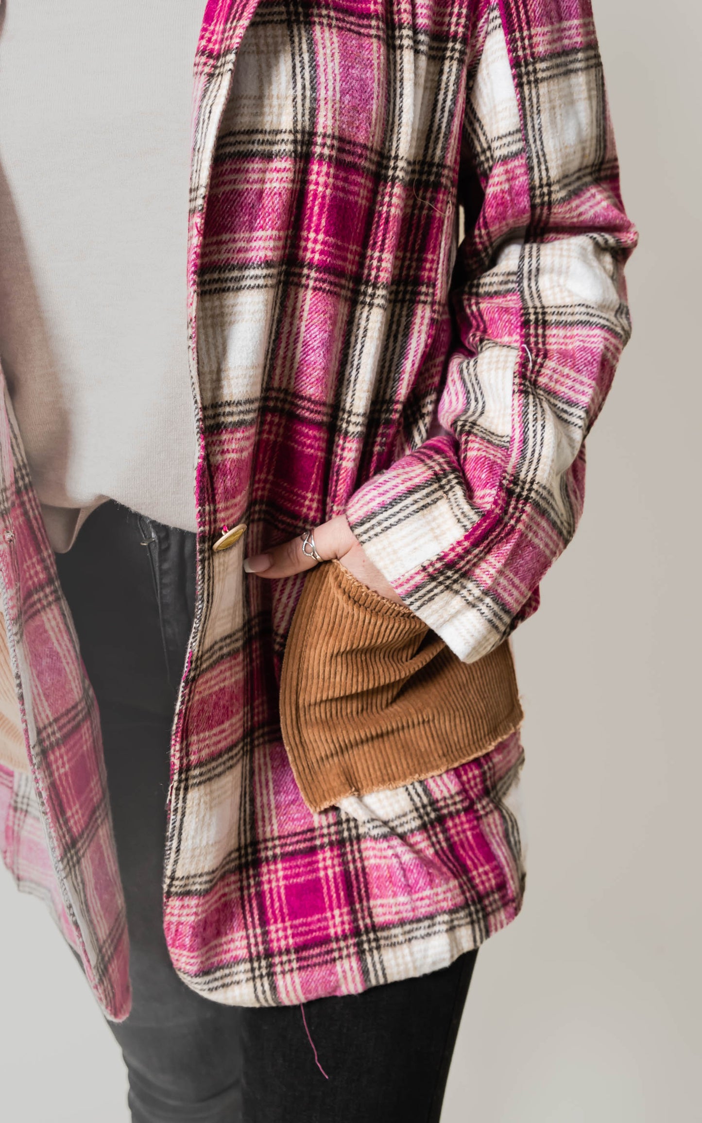 Plaid Flannel Blazer