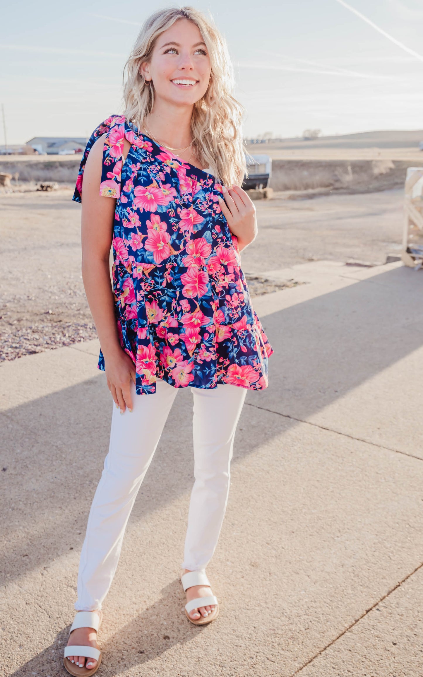 bold floral tops 