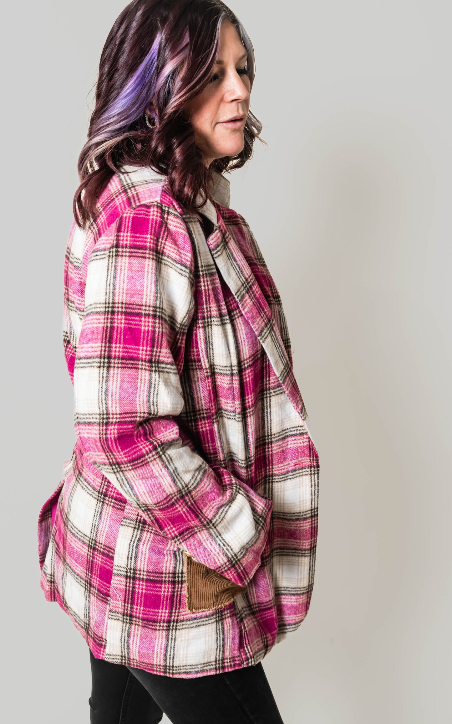 Plaid Flannel Blazer