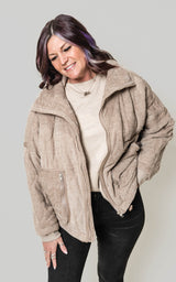 Mocha Quilted Jacket