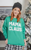 mama claus green sweatshirt 