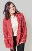 Red Tweed Blazer Jacket - POL