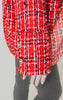 Red Tweed Blazer Jacket - POL