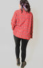 Red Tweed Blazer Jacket - POL