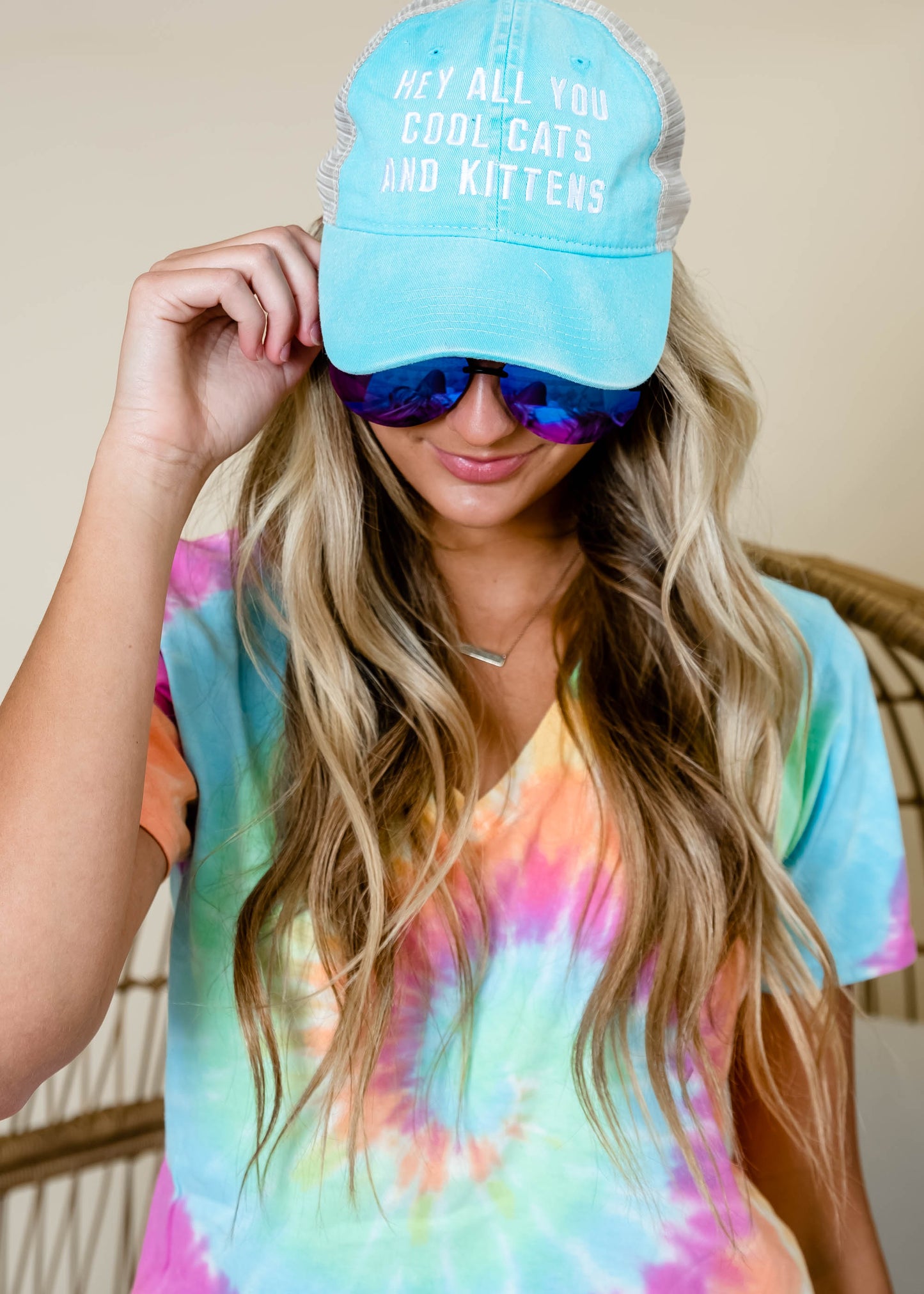  Hey All You Cool Cats and Kittens Hat, ACCESSORIES, BAD HABIT APPAREL, BAD HABIT BOUTIQUE 