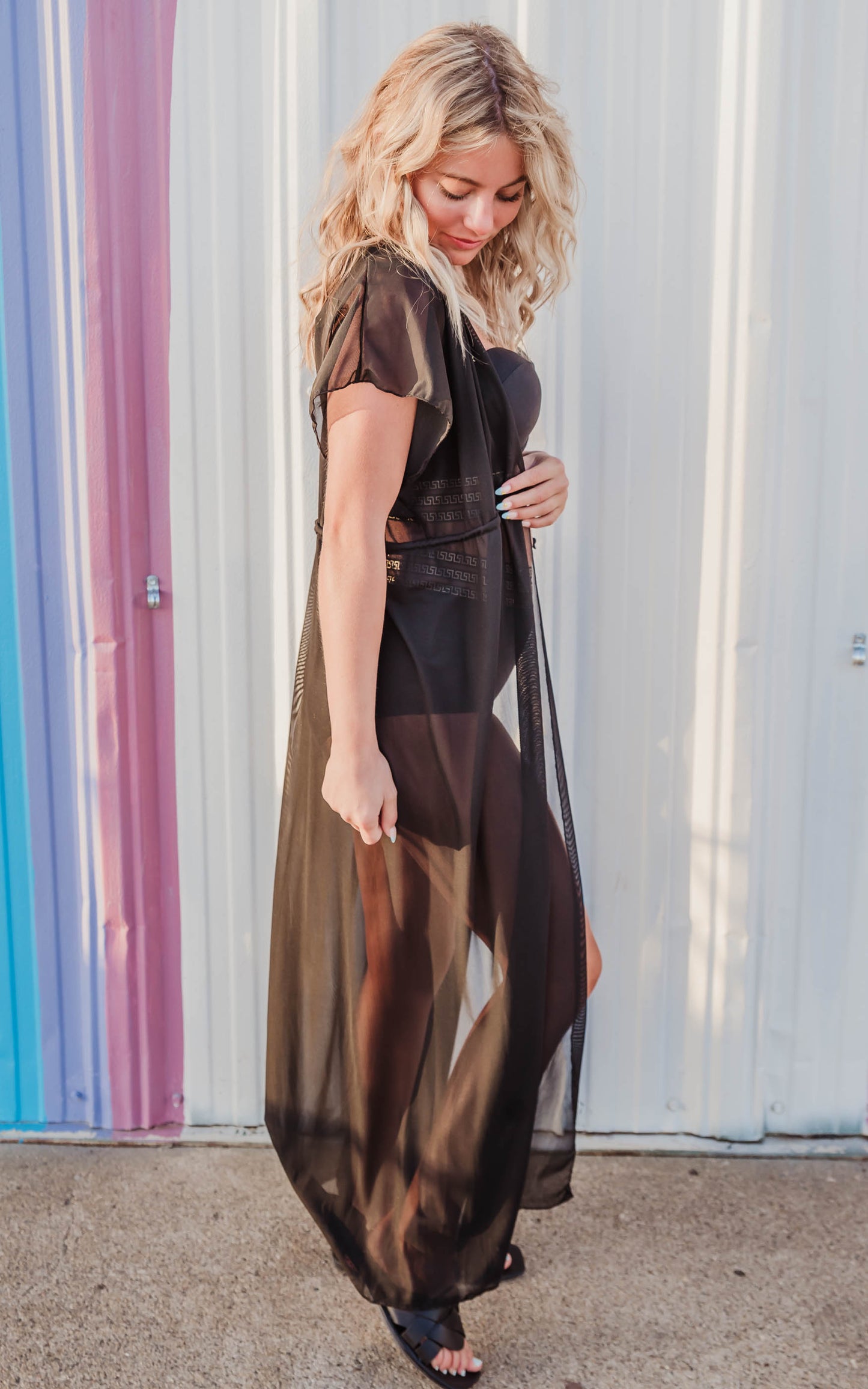 sheer black coverup 