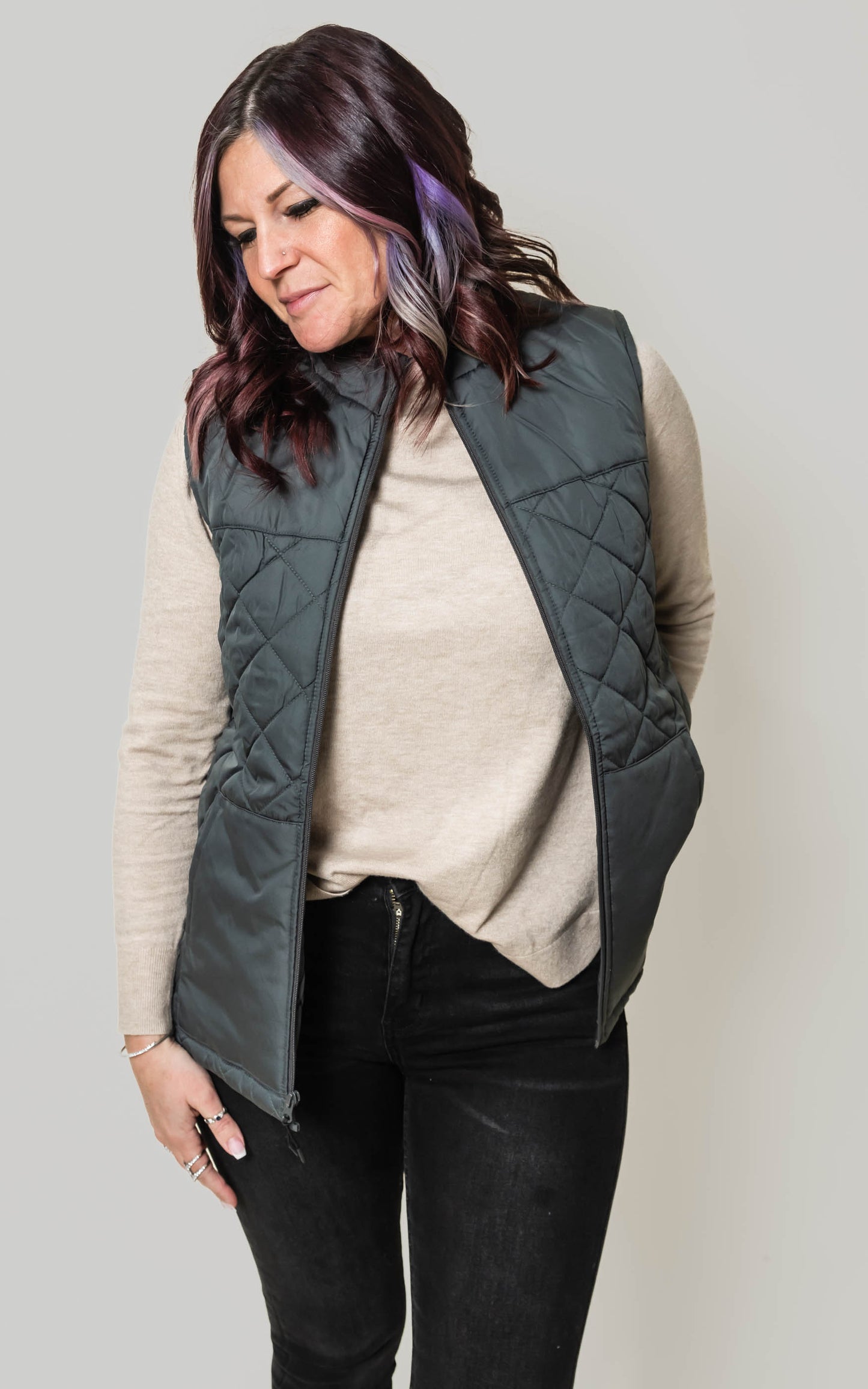 quilted vest 