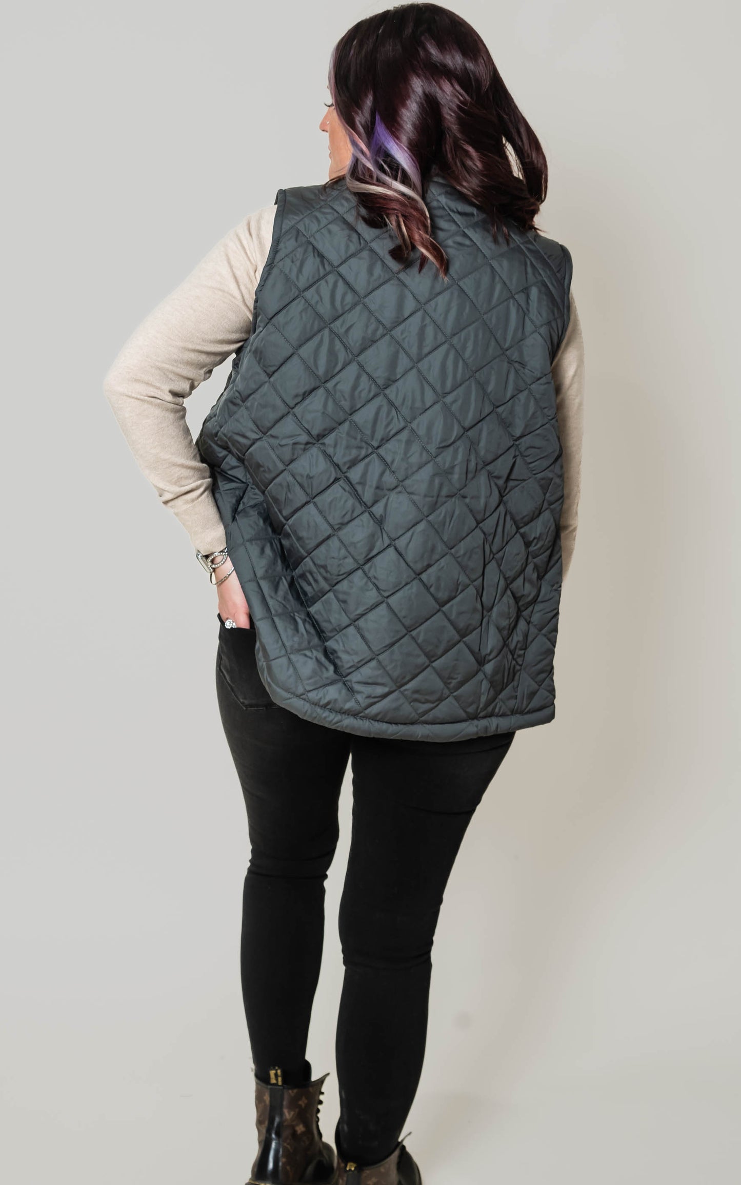 graphite winter park vest 