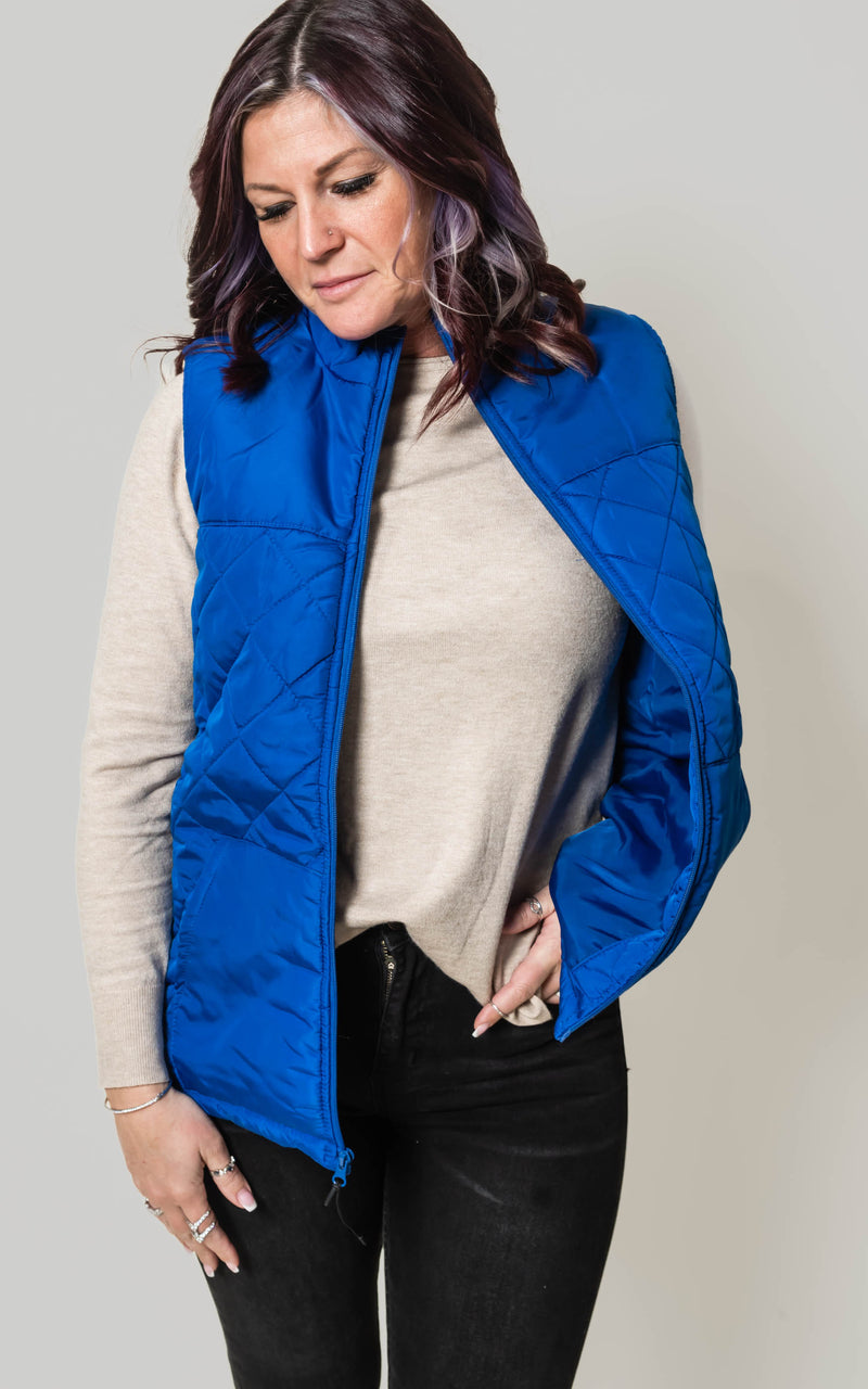royal blue vest 