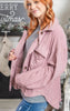 oversized mauve shacket 