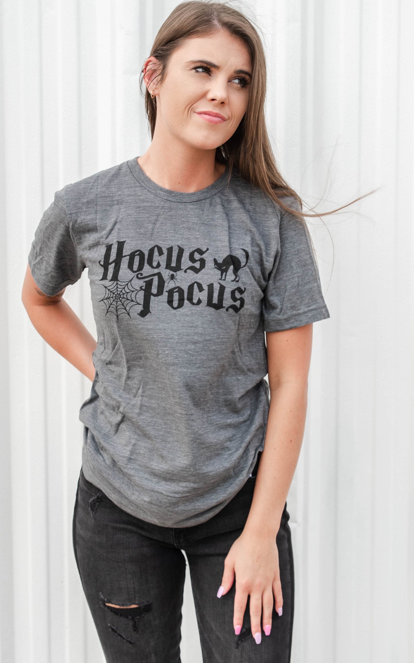 hocus pocus halloween graphic t-shirts