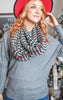 Houndstooth Infinity Scarf