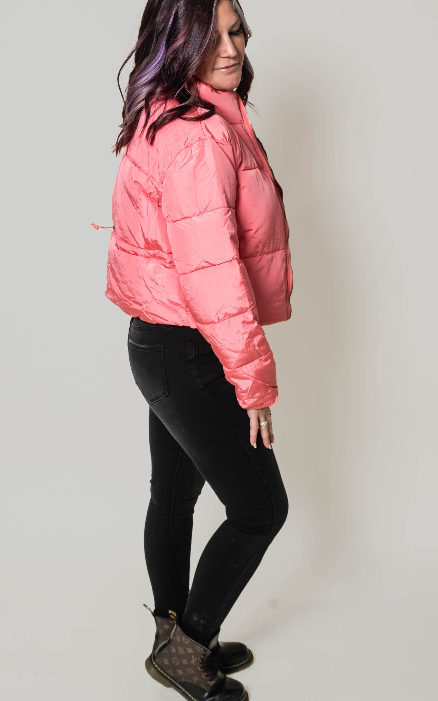 TREND TAKER PUFFER JACKET Tea Rose