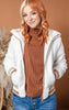 white sherpa jacket 