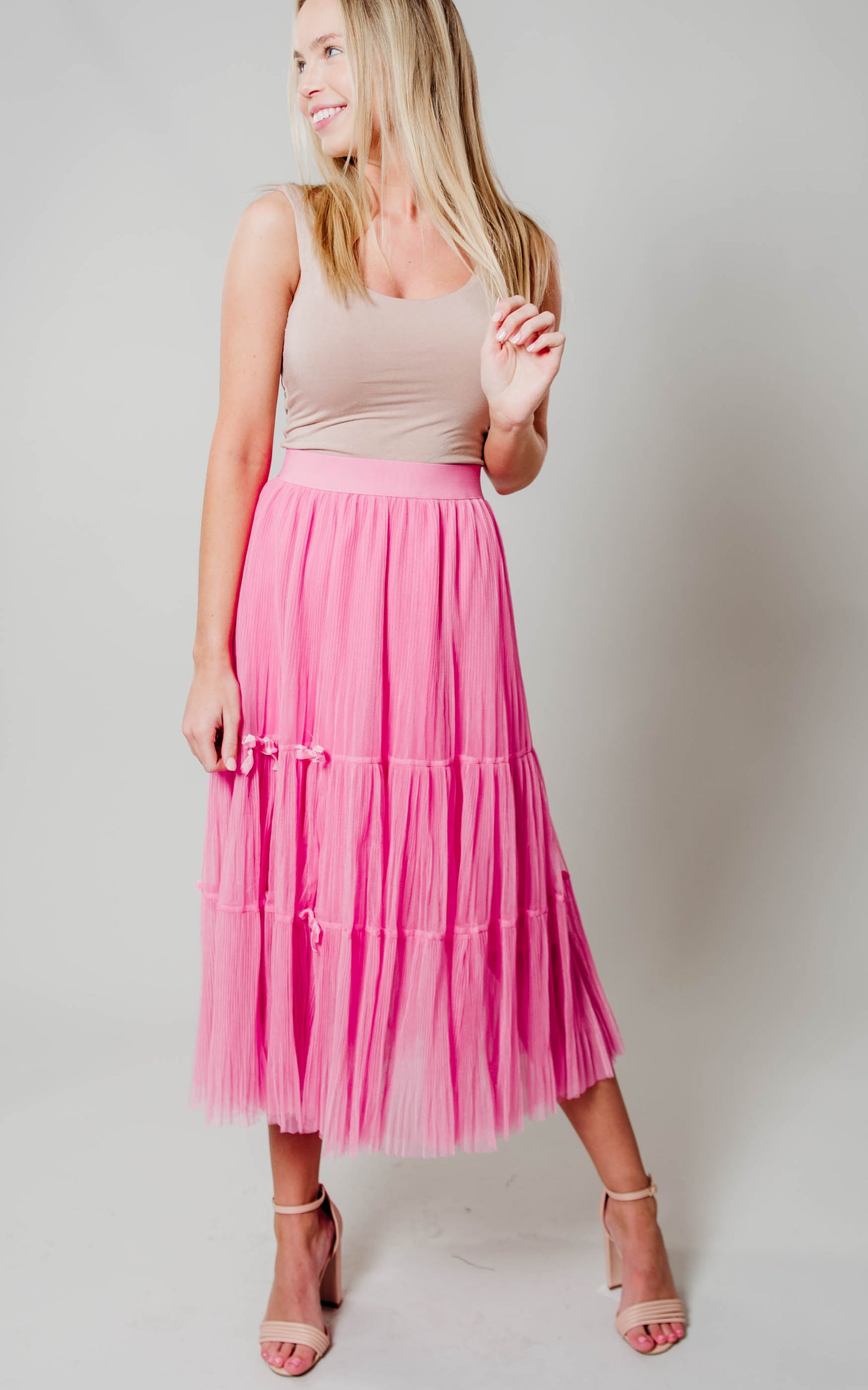 tiered tulle skirt 