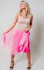 pink tulle skirt 