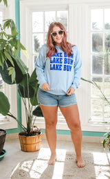 lake bum summer sweatshirt 