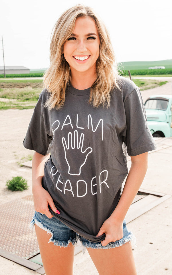 palm reader tee