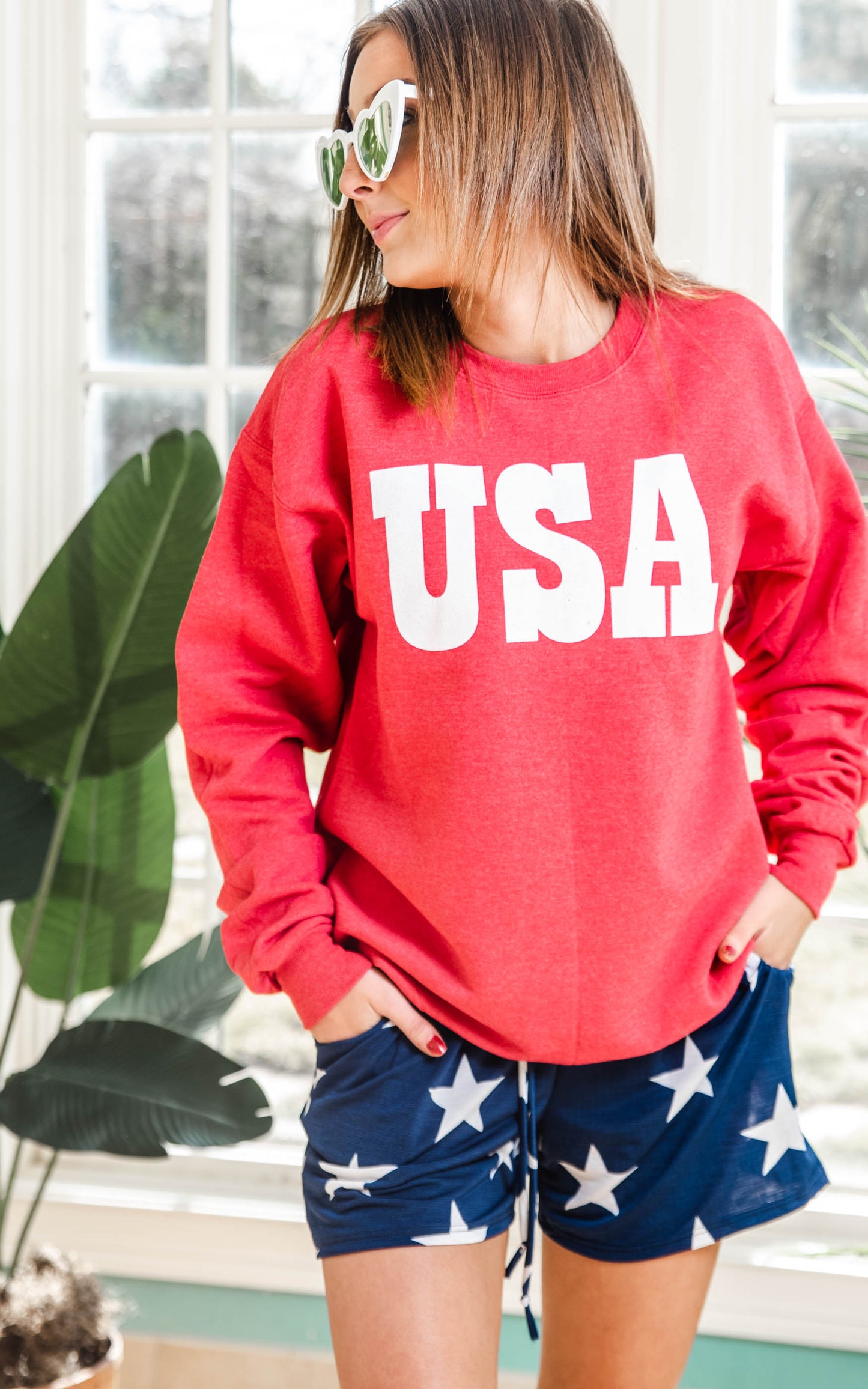 hanes USA sweatshirt 