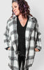 plaid wool blazer shacket