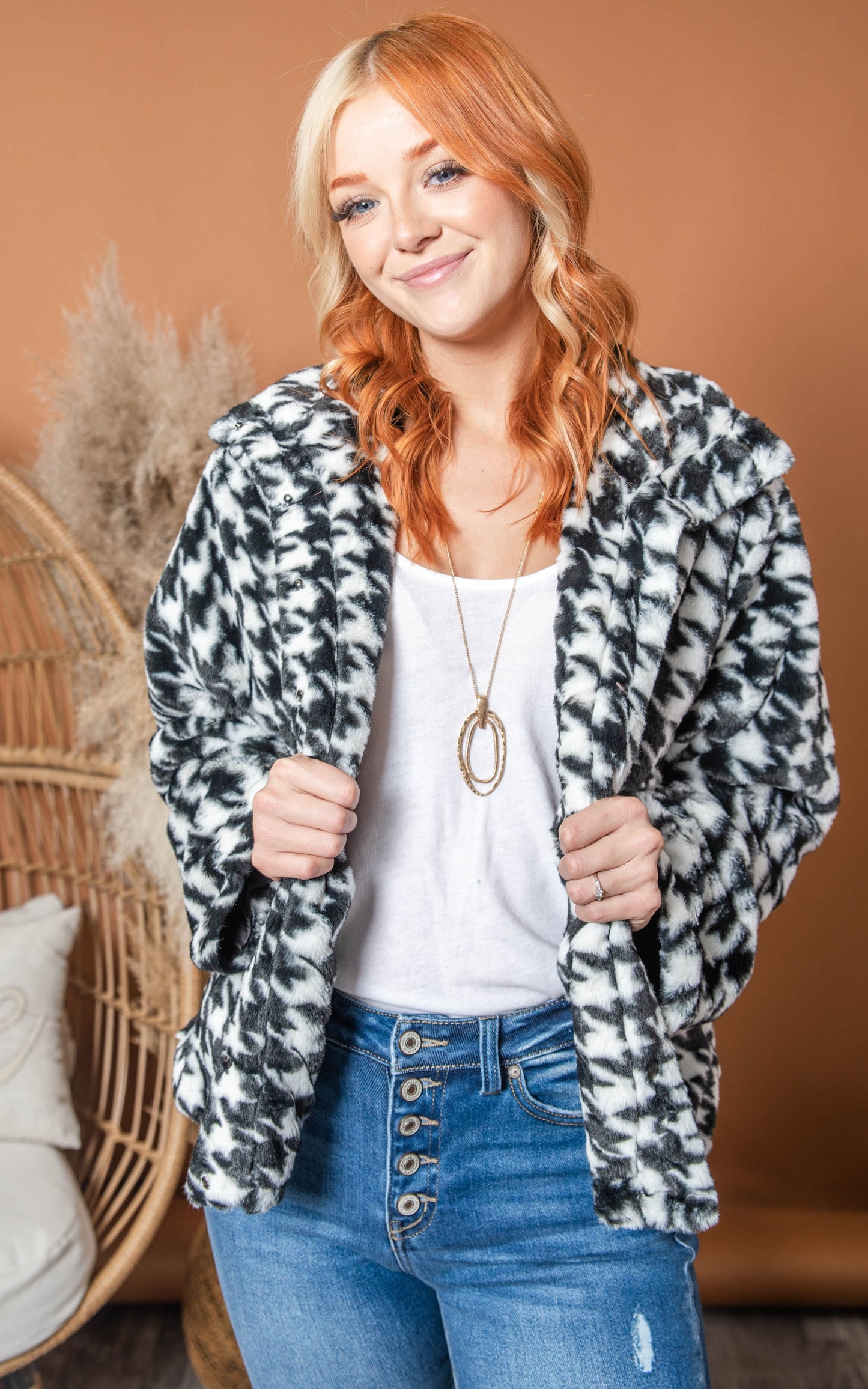 so soft houndstooth jacket 