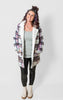 Faux Fur Collar Plaid Shacket Jacket