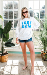 summer lake bum sweatshirt 