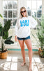 summer lake bum sweatshirt 