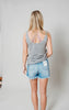 Lightning Bolt MaMa Slouchy Tank Top - Grey** - Final Sale