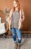 Oversized Teddy Button Up Jacket | LOVETREE