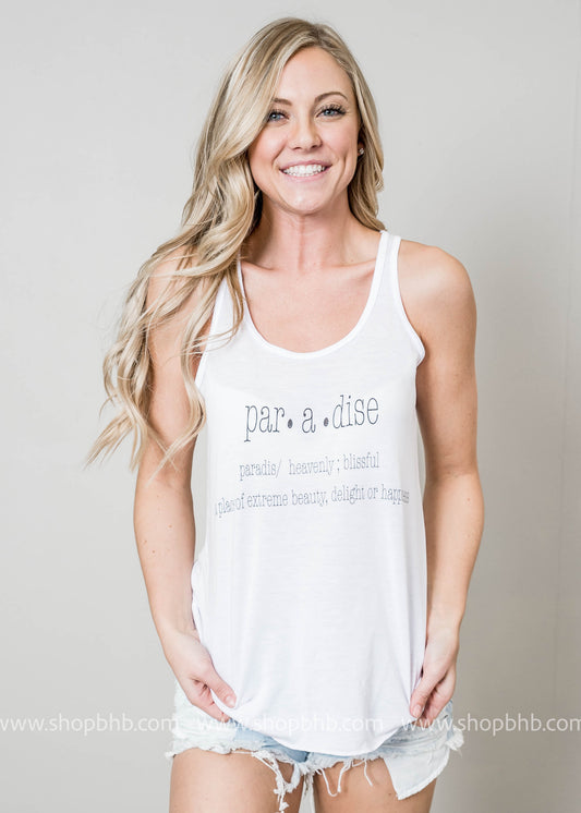 Paradise Definition Tank - BAD HABIT BOUTIQUE 