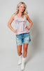 Mama Racerback Tank Top - Heather Lavender- Final Sale**