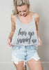 Hair Up Sunnies On Tank Top - BAD HABIT BOUTIQUE 