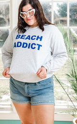 beach addict sweatshirt