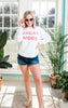 Vacay Mode Sweatshirt -White - BAD HABIT BOUTIQUE 